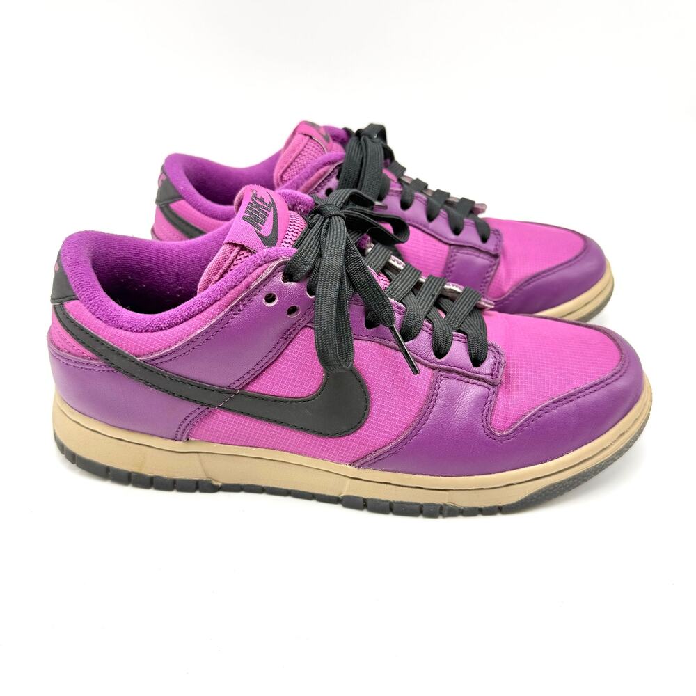 Nike Dunk Low Top Viotech Womens 7.5 Hot Fuchsia Casual Athletic Shoes Sneakers
